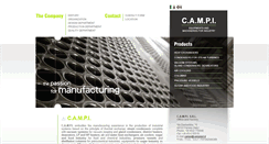 Desktop Screenshot of campisrl.it